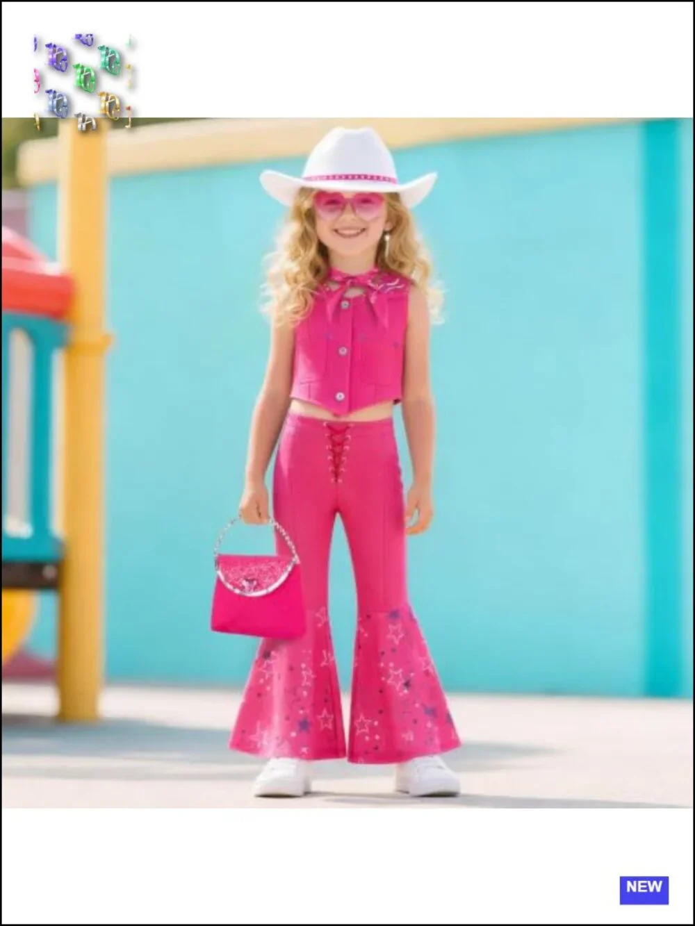 Cowgirl Costume for Girls Kids Complete Set Halloween Birthday Cosplay Outfit